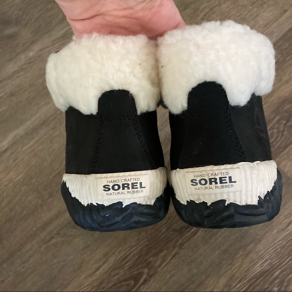 Sorel Out N About Conquest Waterproof Suede Boot Black - Picture 12 of 14
